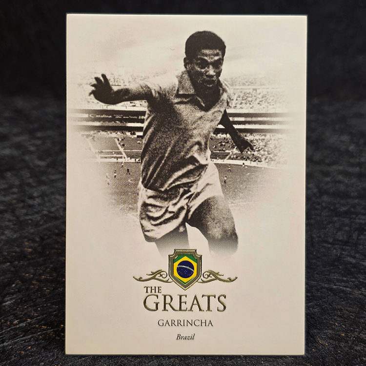 Futera Unique 2023 - Greats - Garrincha, Brazil #107