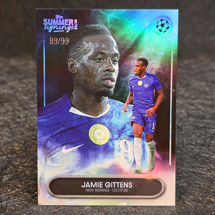 Topps Summer Signings 2025-26 - Jamie Gittens, Chelsea /99