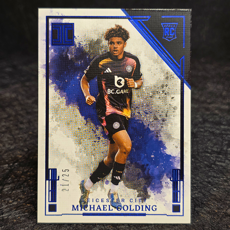 Panini Impeccable PL 2024-25 - Blue - Michael Golding, Leicester City /25 #69