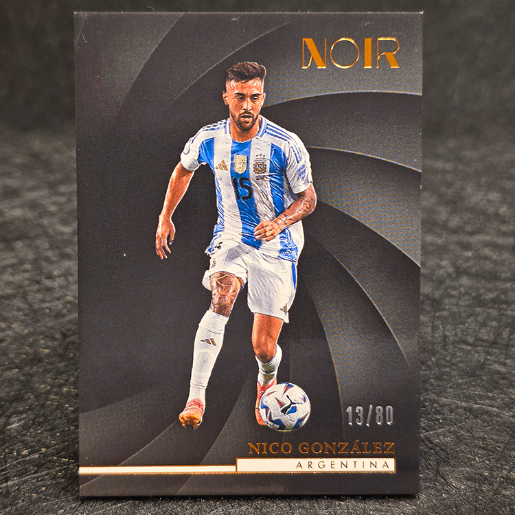 Panini Noir Soccer 2004/25 - Bronze - Nico Gonzalez, Argentina /80 #49