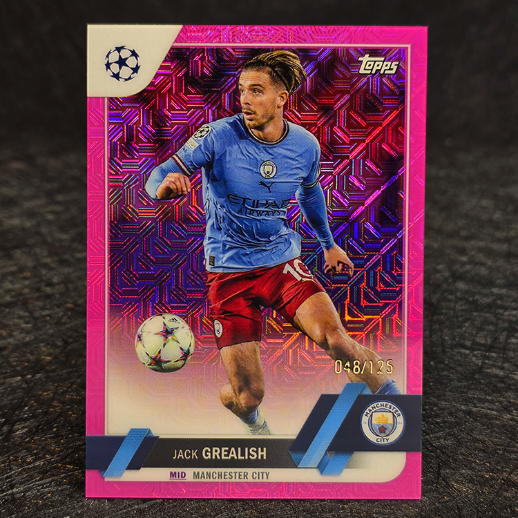 Topps UEFA 2022-23 - Japanese Edition, Pink - Jack Grealish, Manchester City /125 #142