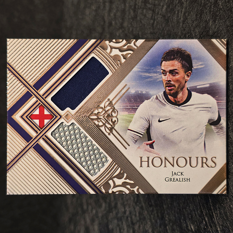 Futera Unique 2025 - Honours - Jack Grealish, England /20 #HN15