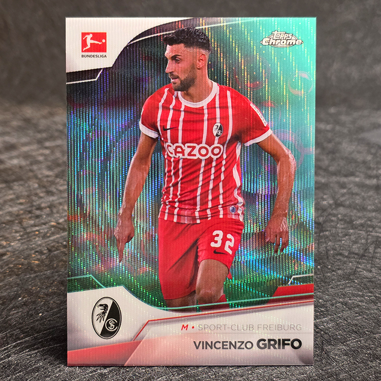 Topps Chrome Bundesliga 2022-23 - Aqua - Vincenzo Grifo, Freiburg /275