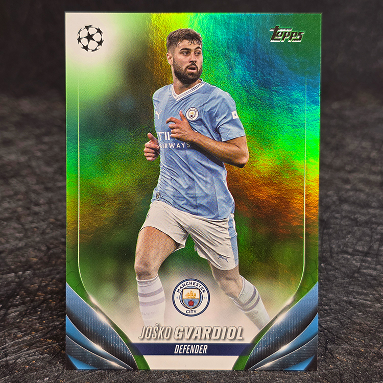 Topps UEFA 2023-24 - Green - Josko Gvardiol, Manchester City /199 #196
