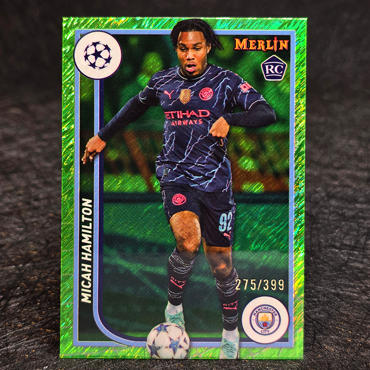 Topps Merlin UEFA 2023-24 - Green - Micah Hamilton, Manchester City /399 #140