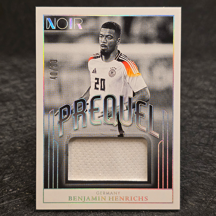 Panini Noir Soccer 2004/25 - Prequel - Benjamin Henrichs, Germany /80 #PM-BH