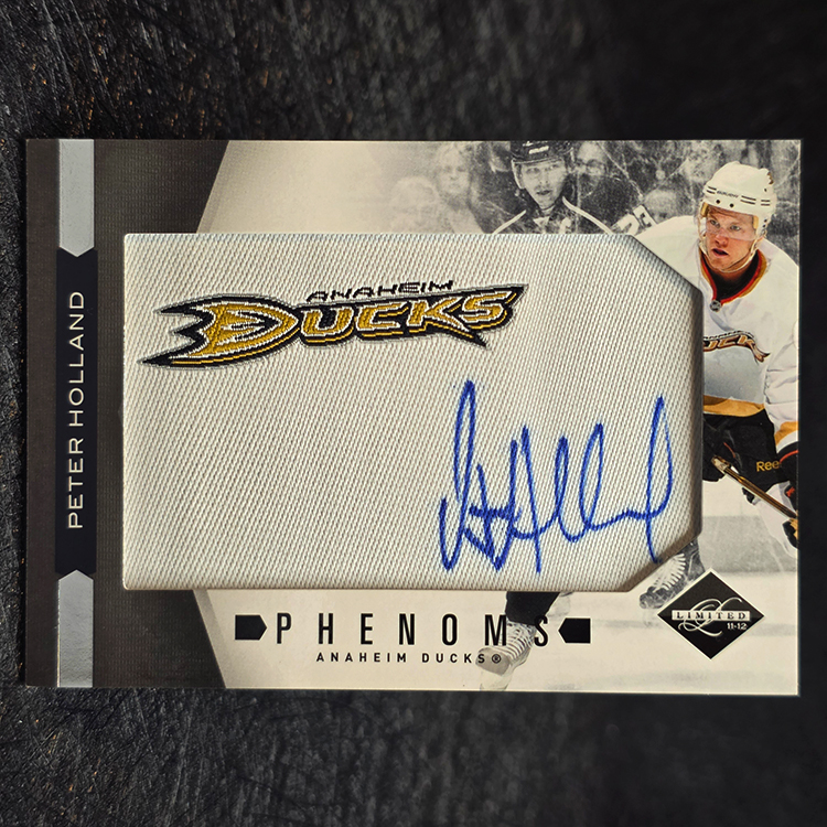 Panini Limited Phenoms 2011-12 - Autograph - Peter Holland, Anaheim Ducks /299 #263