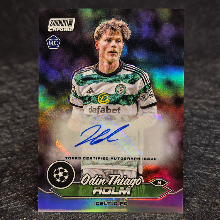 Topps Stadium Club Chrome 2023-24 - Autograph - Odin Thiago Holm, Celtic #CA-OTH