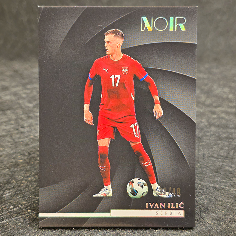 Panini Noir Soccer 2004/25 - Silver - Ivan Ilic, Serbia /49 #44