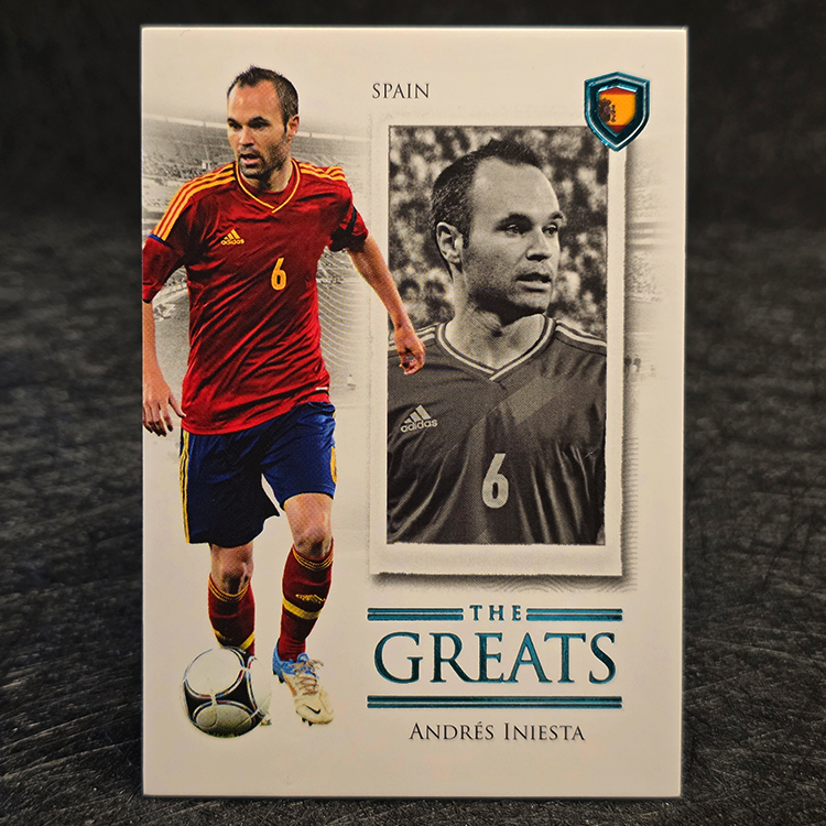 Futera Unique 2025 - The Greats - Andres Iniesta, Spain /40 #109