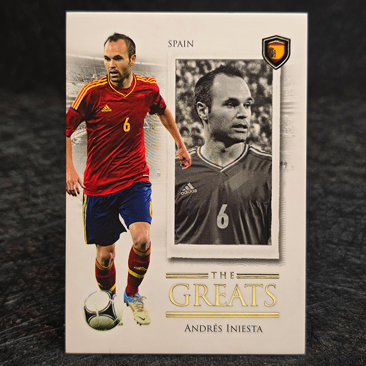 Futera Unique 2025 - The Greats - Andres Iniesta, Spain #109