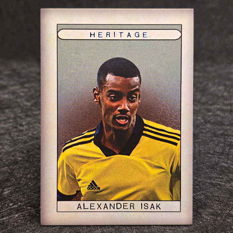 Futera Unique 2024 - Heritage - Alexander Isak, Sweden /19 #HG070