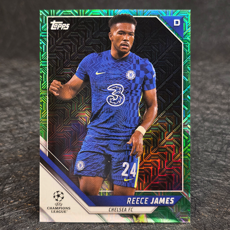 Topps Chrome UEFA 2021-22 - Japanese Edition, Green - Reece James, Chelsea /99 #22