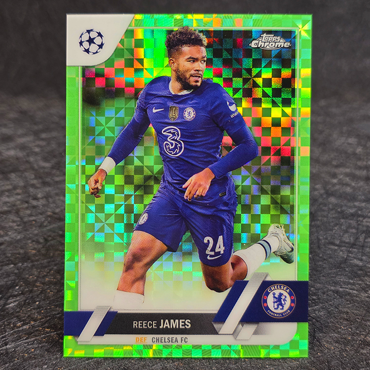 Topps Chrome UEFA 2021-22 - Green - Reece James, Chelsea /999 #184