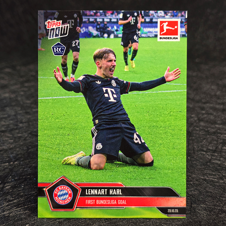 Topps Now Bundesliga 2025-26 - Lennart Karl, Bayern Munchen #050