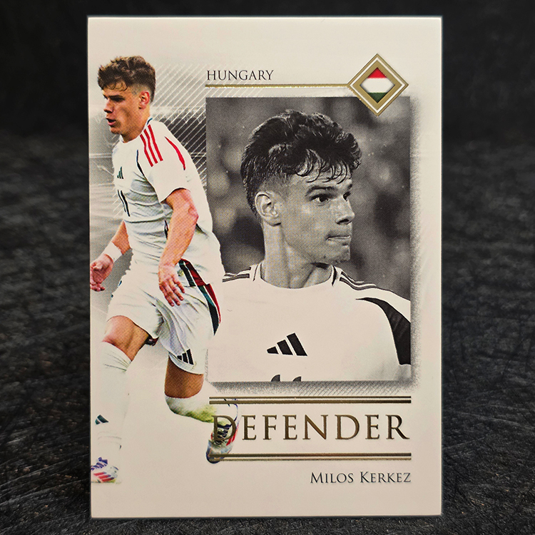 Futera Unique World Football 2025 - Defender - Milos Kerkez, Hungary #019