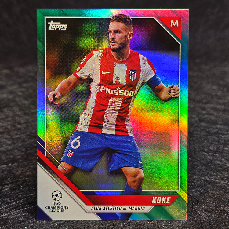 Topps UEFA 2021-22 - Aqua - Koke, Atletico Madrid /299 #6