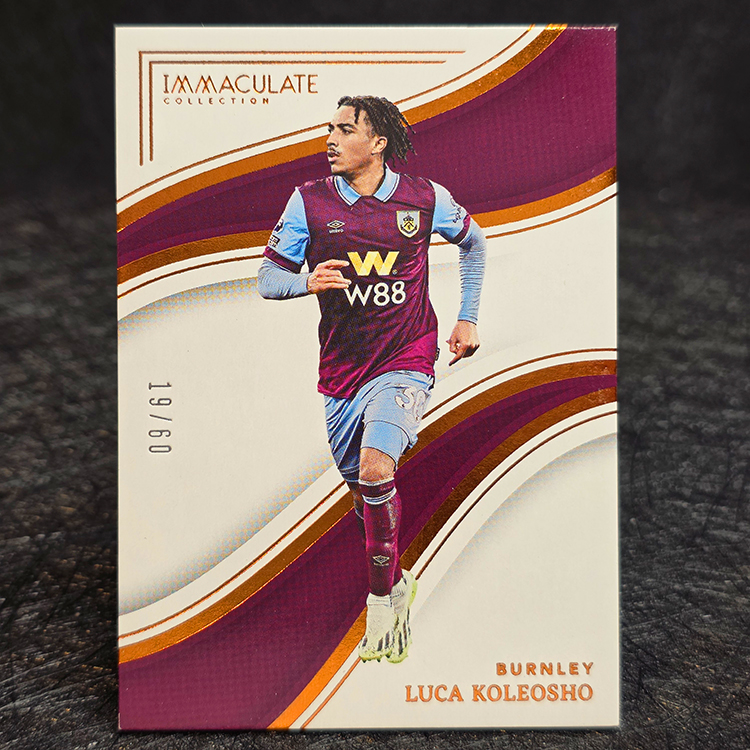 Panini Immaculate 2023-24 - Bronze - Luca Koleosho, Burnley /60 #145
