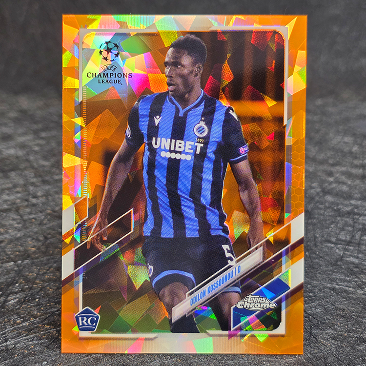 Topps Chrome UEFA 2020-21 - Orange - Odilon Kossounou, Club Brugge /50 #11