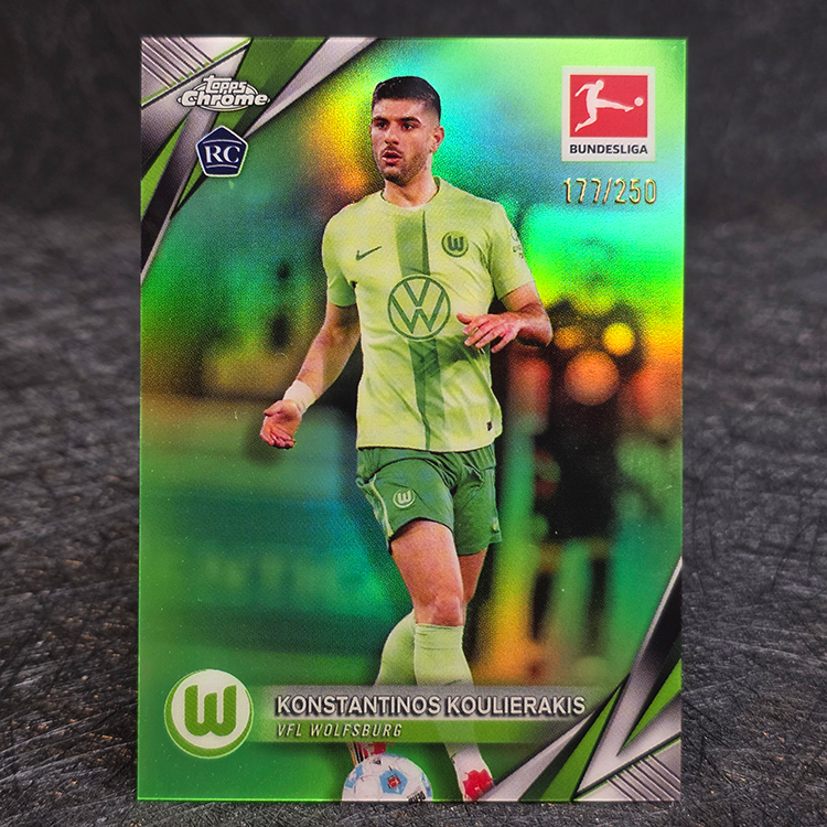 Topps Chrome Bundesliga 2024-25 - Green - Konstantinos Koulierakis, Wolfsburg /250 #97
