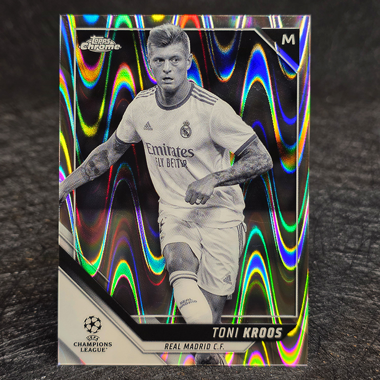 Topps Chrome UEFA 2021-22 - Black & White - Toni Kroos, Real Madrid #8
