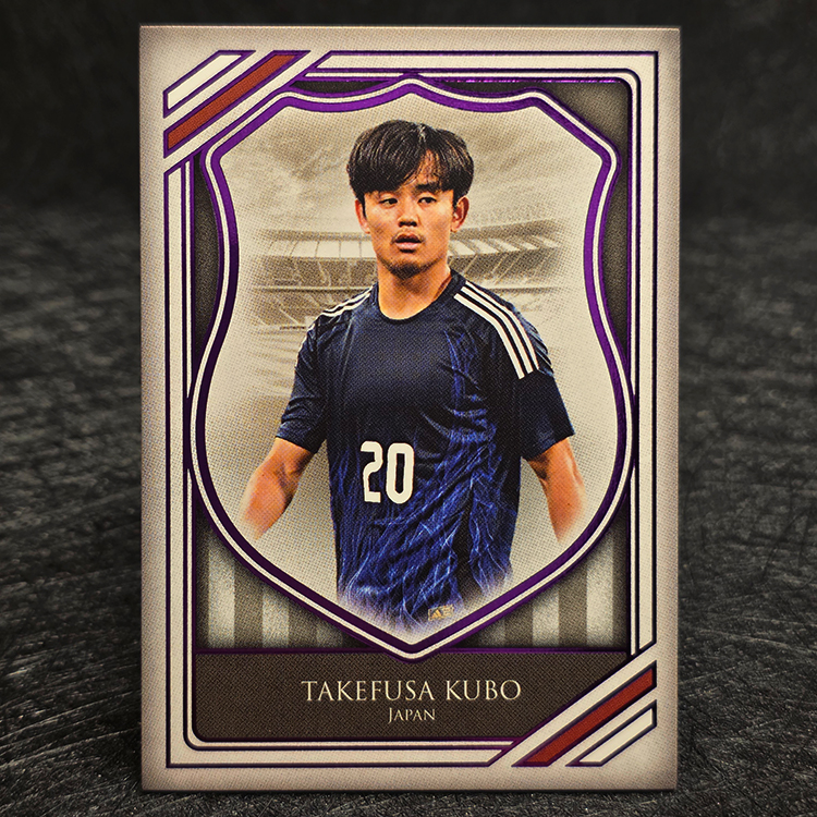 Futera Unique 2025 - Heritage - Purple - Takefusa Kubo, Japan /29 #HG044