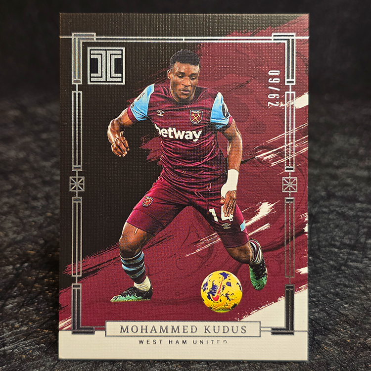Panini Impeccable PL 2023-24 - Silver - Mohammed Kudus, West Ham /62 #44