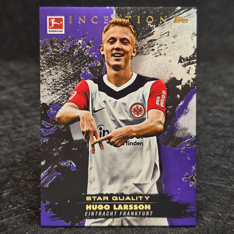 Topps Inception Bundesliga 2024-25 - Star Quality - Hugo Larsson, Eintracht Frankfurt /49