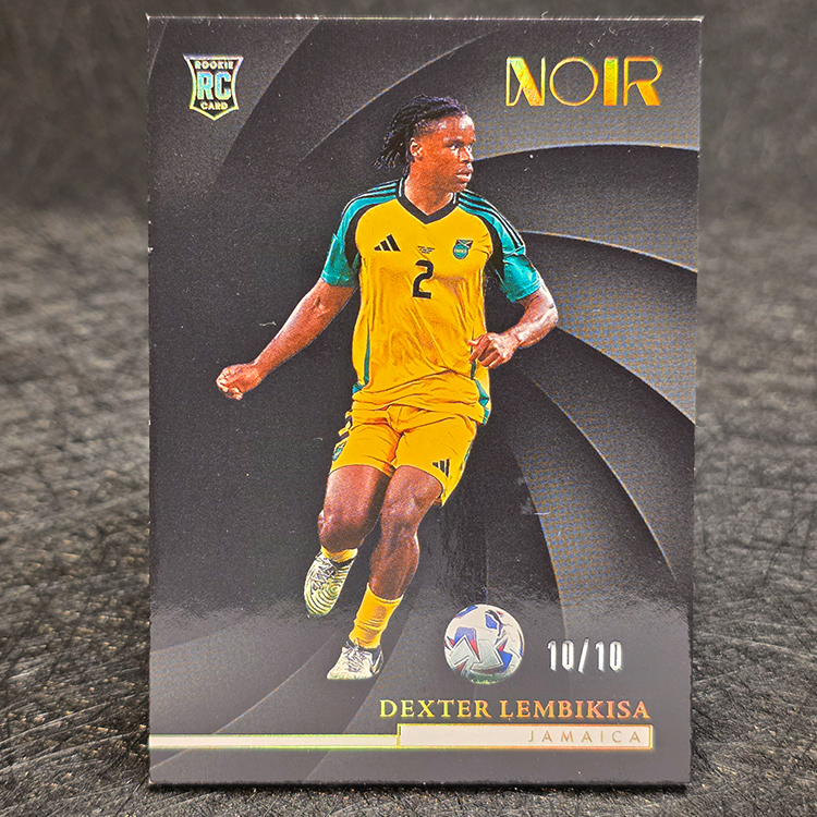 Panini Noir Soccer 2004/25 - Gold - Dexter Lembikisa, Jamaica 10/10 #54