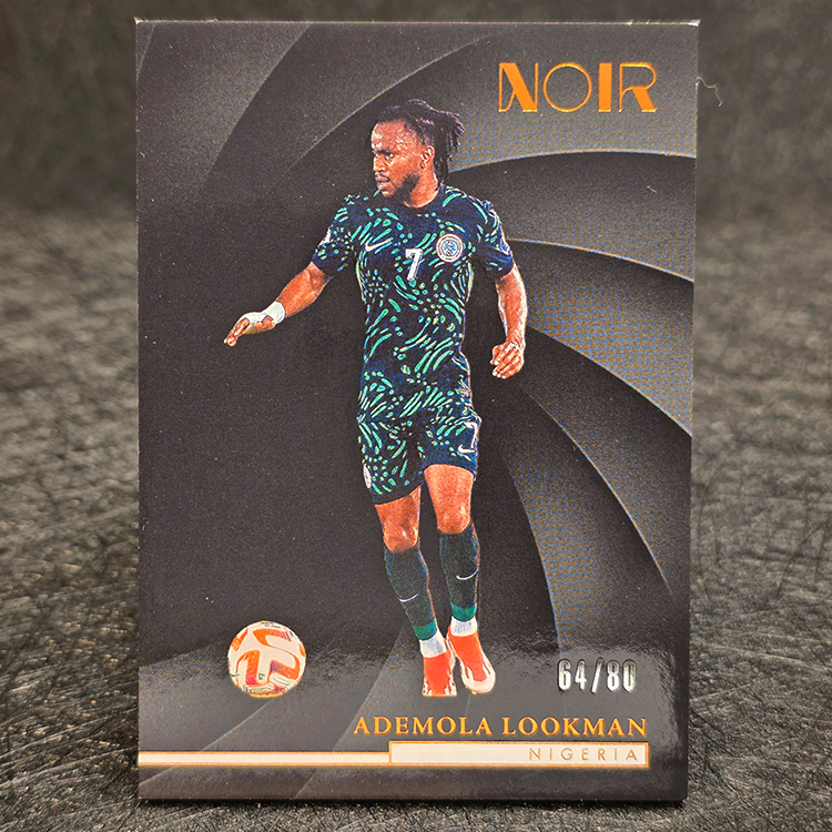 Panini Noir Soccer 2004/25 - Bronze - Ademola Lookman, Nigeria /80 #33