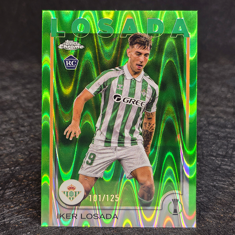 Topps Chrome UEFA 2024-25 - Green - Iker Losada, Real Betis /125 #19