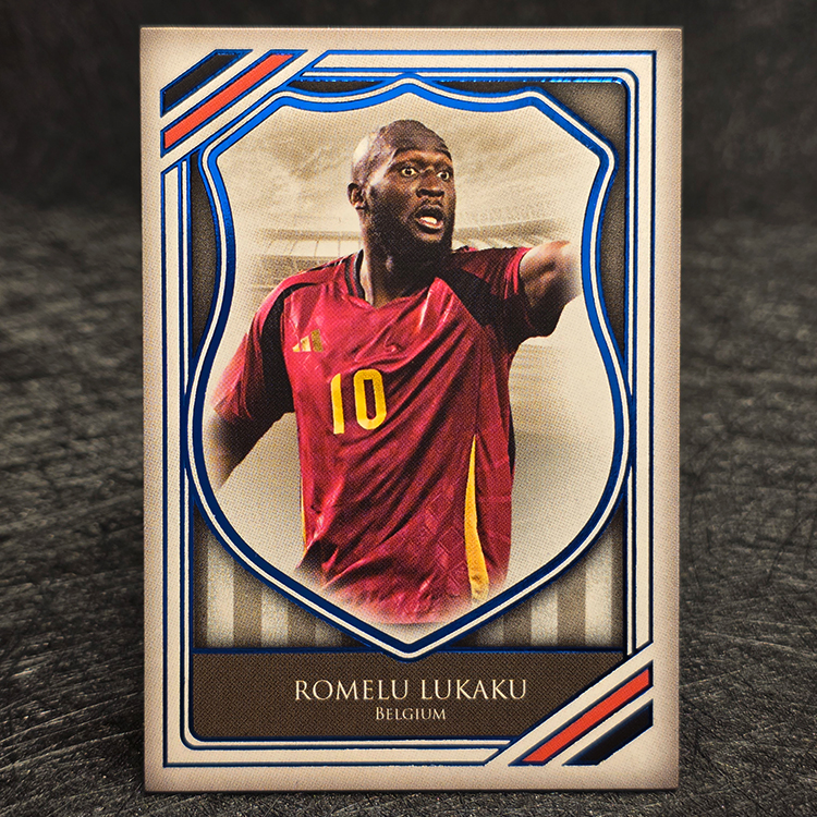 Futera Unique 2025 - Heritage - Blue - Romelu Lukaku, Belgium /19 #HG077