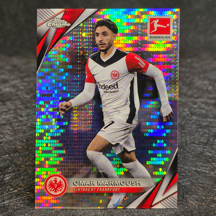 Topps Chrome Bundesliga 2024-25 - Pulsar - Omar Marmoush, Eintrach Frankfurt #33