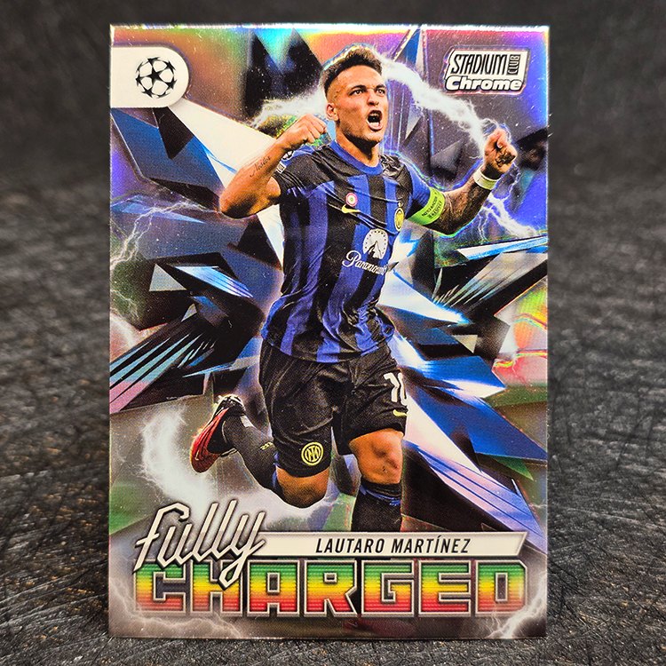 Topps Stadium Club Chrome 2023-24 - Fully Charged - Lautaro Martinez, Inter #FC-LM