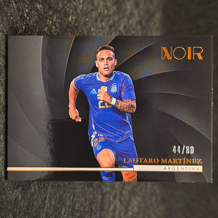 Panini Noir Soccer 2004/25 - Bronze - Lautaro Martinez, Argentina /80 #148