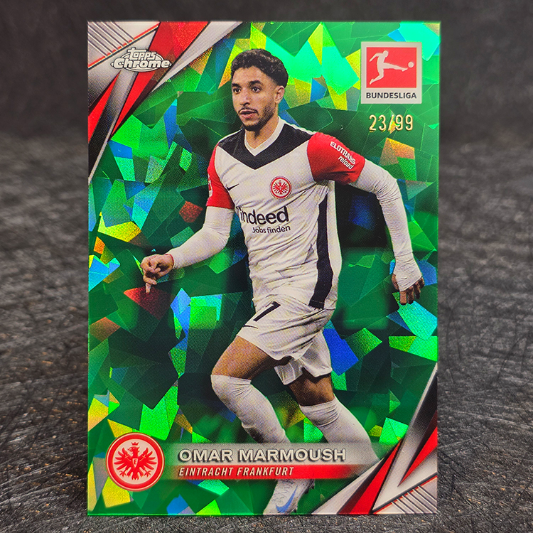 Topps Chrome Bundesliga 2024-25 - Green - Omar Marmoush, Eintrach Frankfurt /99 #33