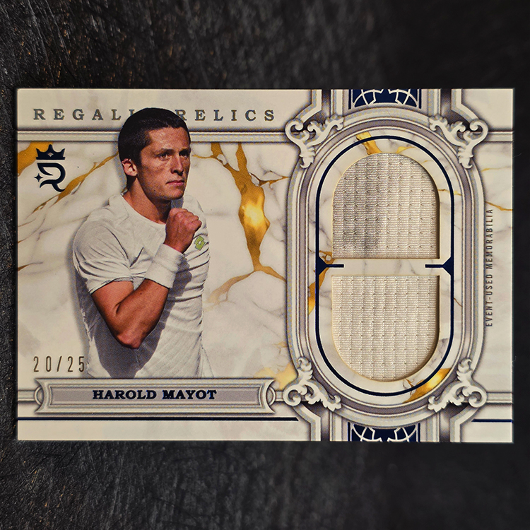Topps Royalty 2024 - Regalia Relics, Blue - Harold Mayot /25 #RER-HM