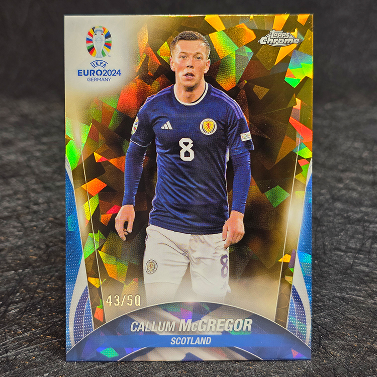 Topps Chrome UEFA Euro 2024 - Callum McGregor, Scotland /50 #113