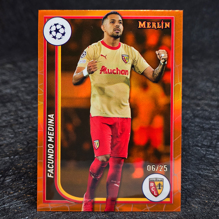 Topps Merlin UEFA 2023-24 - Gold - Facundo Medina, Lens /25 #102