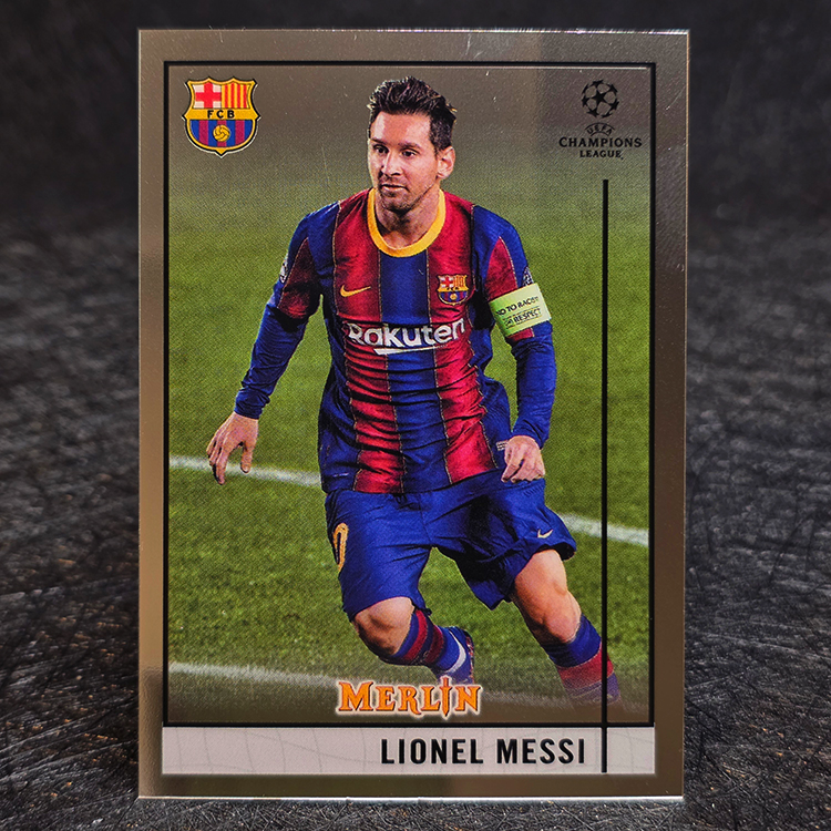 Topps Merlin UEFA 2020-21 - Lionel Messi, Barcelona #1