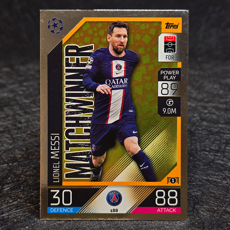 Topps Match Attax 2022-23 - Matchwinner - Lionel Messi, Paris St Germain #188