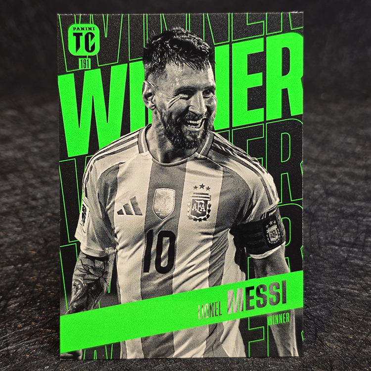 Panini Top Class 2025 - Winner - Lionel Messi, Argentina #191