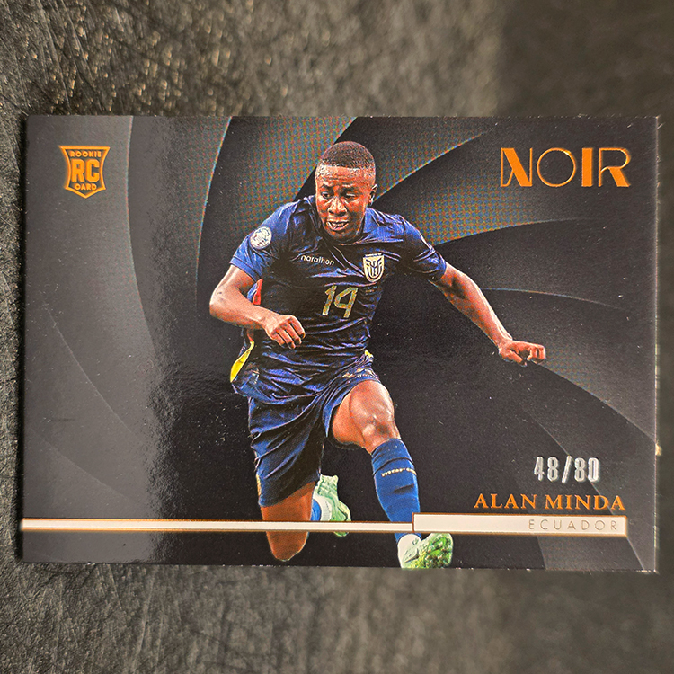 Panini Noir Soccer 2004/25 - Bronze - Alan Minda, Ecuador /80 #103
