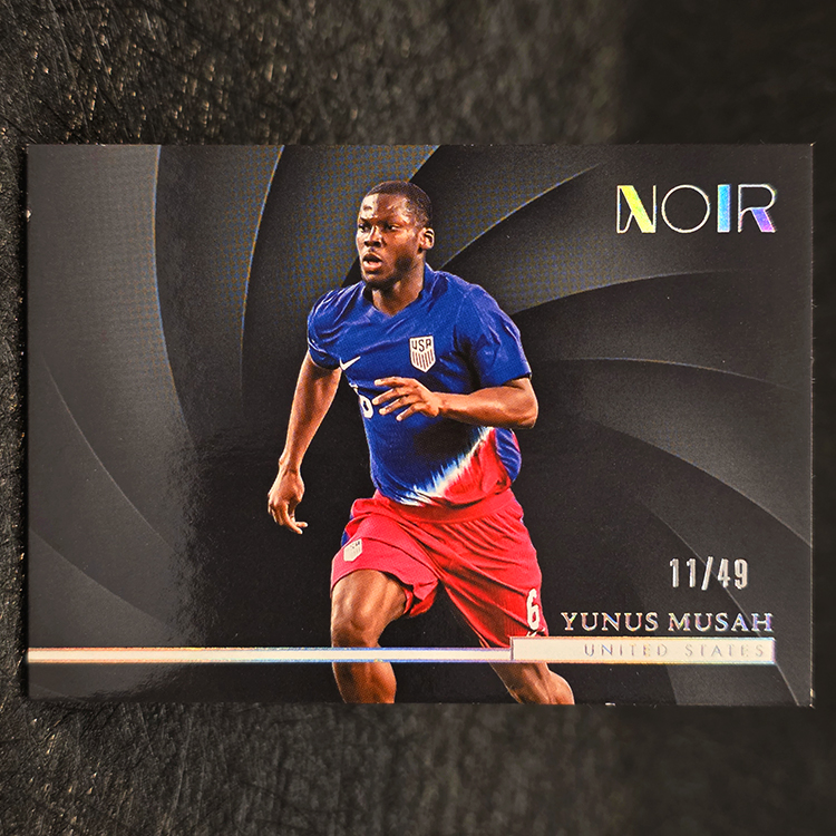Panini Noir Soccer 2004/25 - Silver - Yunus Musah, United States /49 #165