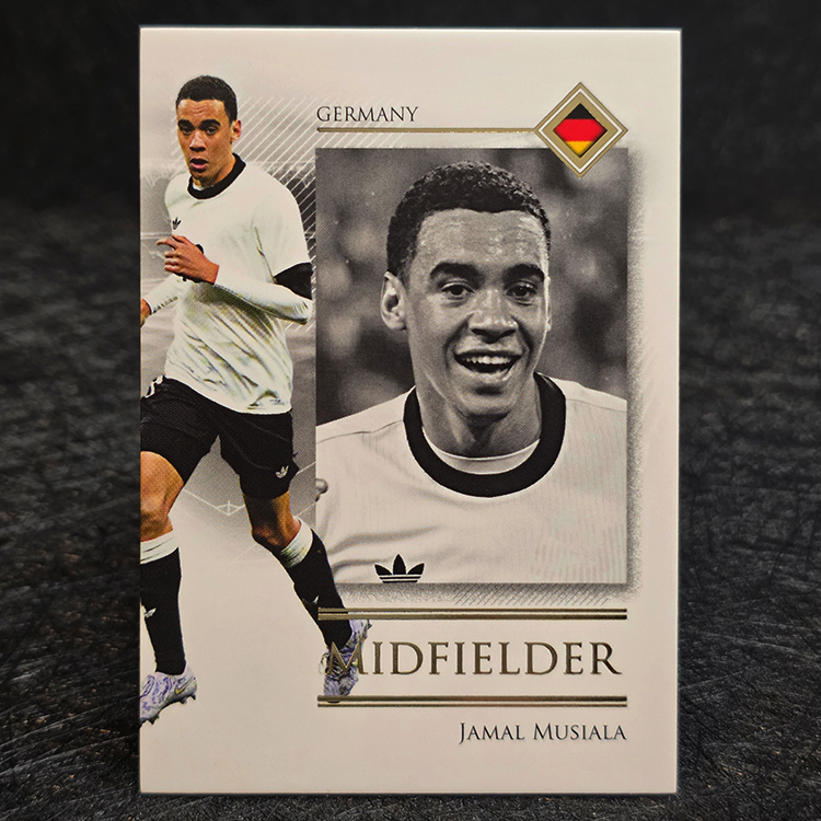 Futera Unique World Football 2025 - Midfielder - Jamal Musiala, Germany #049