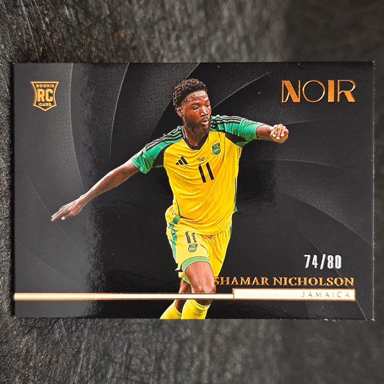 Panini Noir Soccer 2004/25 - Bronze - Shamar Nicholson, Jamaica /80 #154