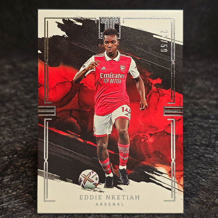 Panini Impeccable PL 2022-23 - Silver - Eddie Nketiah, Arsenal /59 #18