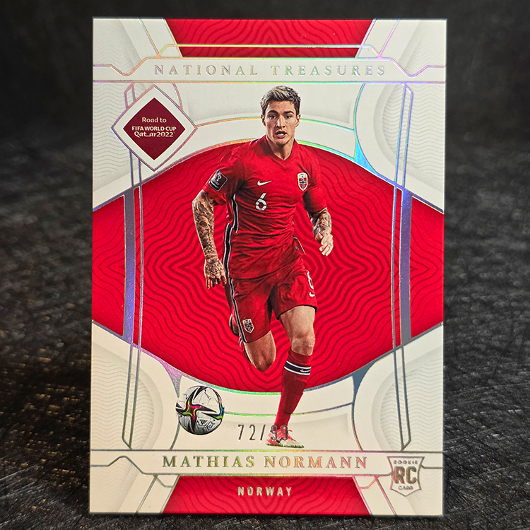 Panini National Treasures 2022 - Road to FIFA WC - Mathias Normann, Norway /99 #99
