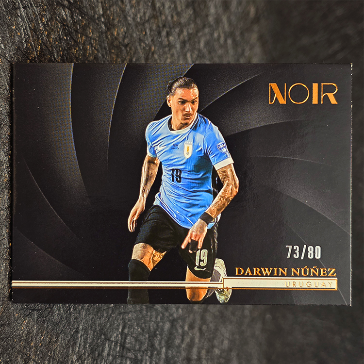 Panini Noir Soccer 2004/25 - Bronze - Darwin Nunez, Uruguay /80 #118