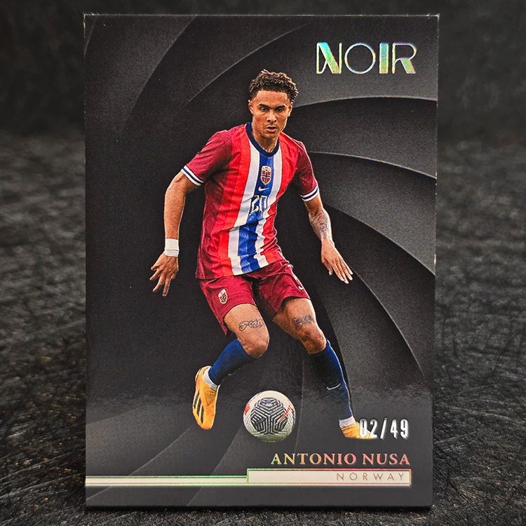 Panini Noir Soccer 2004/25 - Silver - Antonio Nusa, Norway /49 #6
